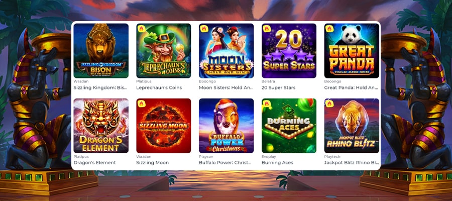An enticing image showcasing the vibrant selection of Yoju Casino slots, offering thrilling gameplay, exciting themes, and the chance to win big prizes.